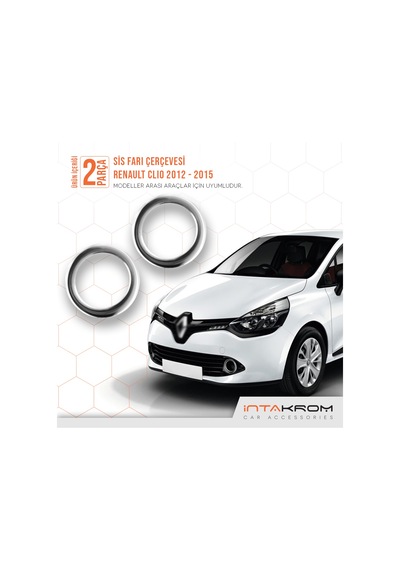 intakrom Renault Clio 4 Sport Tourer Krom Sis Çerçevesi - 2012-2015