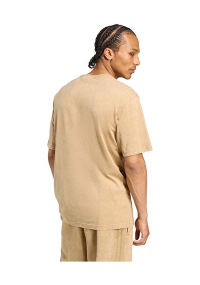 Adidas Washed Tee Erkek Günlük Tişört Jy2811 Kahverengi Kahverengi
