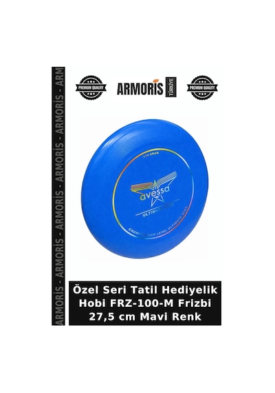 Özel Seri Tatil Hediyelik Hobi Frz-100-m Frizbi 27,5 Cm Mavi Renk