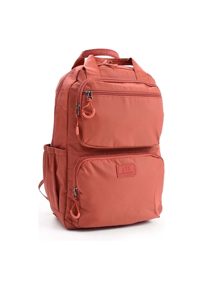 571 Collections Çanta Ultra Hafif Çok Bölmeli Büyük Boy Sırt Çantası Su Geçirmez, Notebook, Laptop Kiremit