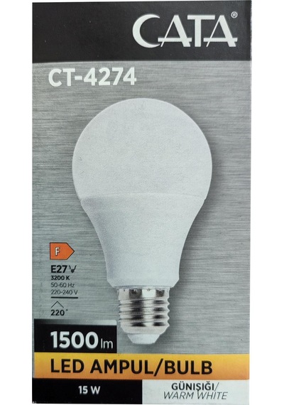 Led Ampul Günışığı 10 Adet Ct-4274 3200k 15 Watt