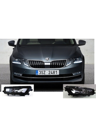 Skoda 2017 Sonrası Octavia Sis Farı Lambası Ampullü ve Duylu Sol Şoför Tarafi