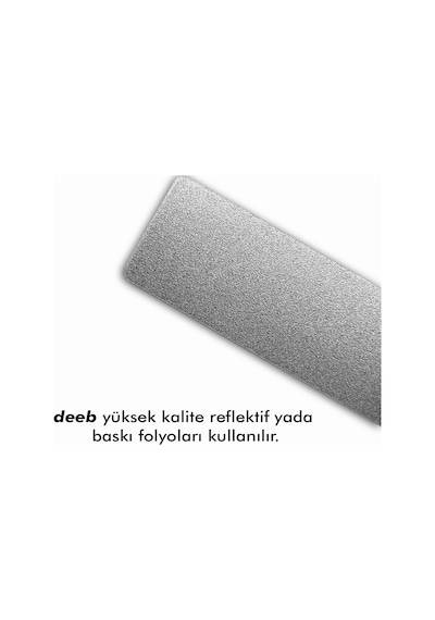 Pcx Deeb Sport Reflektif Jant Şeridi Kırmızı Beyaz Gri