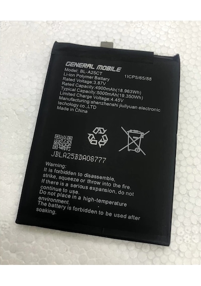 General Mobile GM22 Batarya Pil 5000 Mah
