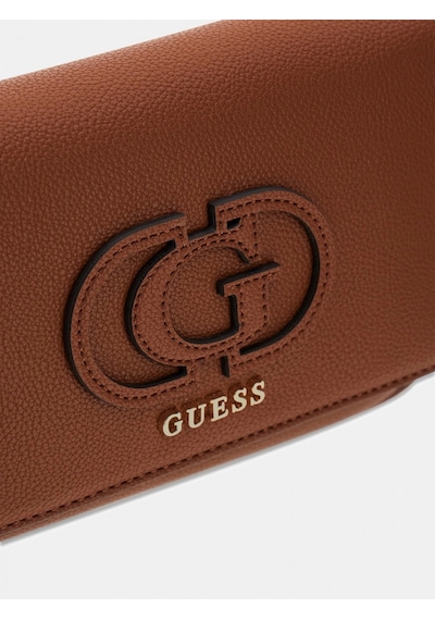 Guess Isola Dönüştürülebilir Kapaklı Çapraz Askılı Kadın Kahverengi Omuz Çantası Hwbg9905210-cog