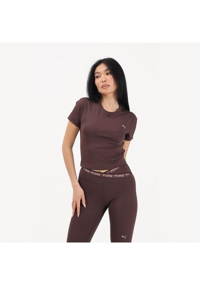 Puma Strong Cross Back Kadın Kahverengi Tişört