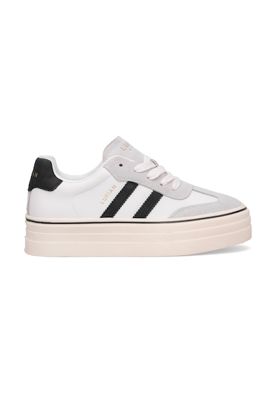 Lufian 121230025n Angela Kadın Hakiki Deri Klasik Sneaker Beyaz Beyaz