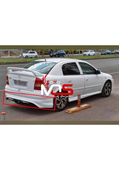 Opel Astra G Sedan Custom Arka Tampon Eki Fibeglass Boyasız