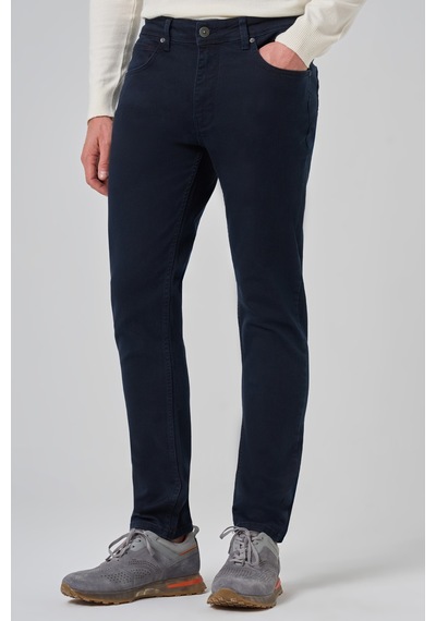 Morven Erkek Lacivert Denim 5 Cep Slim Fit Jean Kot Pantolon 26ms003007200 Lacivert