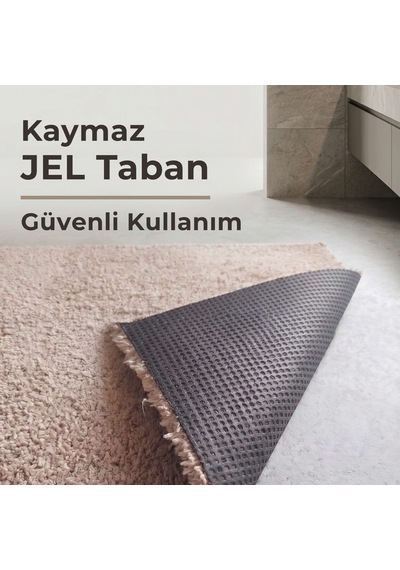 Queen Ultra Soft 2’li Paspas Seti | Bej 50x80 + 80x120 CM Banyo, Mutfak ve Antre Çok Amaçlı Kullanım