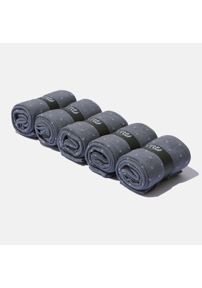 Dikişsiz Bambu Çorap Nokta Desenli Gri Renk Bambu Erkek Çorap Kutulu 5 Çift Premium Uzun Çorap Soket Çorap Bambu Mix