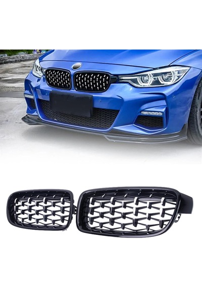 Bmw F30 2012-2019 Daimond Ön Panjur Ön Böbrek-ön Panjur