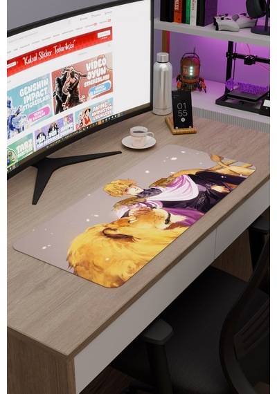 Ginga Eiyuu Densetsu Anime V5 - 70x30 Xl Gaming Kauçuk Kaymaz Taban Mouse Pad Fare Altlığı