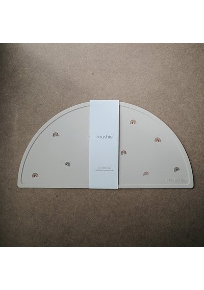 Mushie Silikon Mat - Rainbow