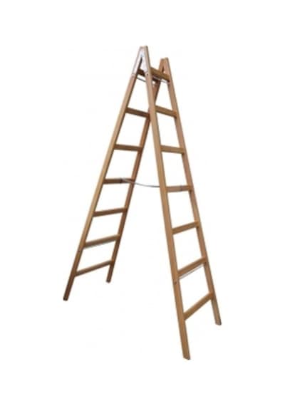 Ev Tipi / A Tipi Ahşap Merdiven 2 Basamaklı-Ev Tipi Ahşap