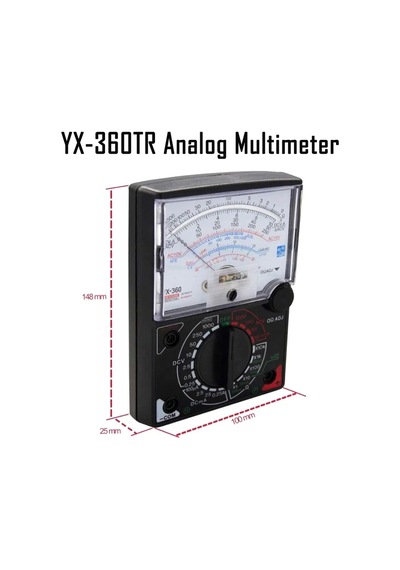 Samwa Yx-360tr E-l-b Analog Ölçü Aleti İbreli Multimetre Elektrik Elektronik Ölçüm Cihazı