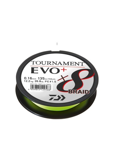 Daiwa Tournament 8B EVO+ Chartreuse 135m İp Misina