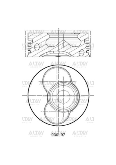 070107065ak Piston Segmanlı 1-2 Silindir T5 / Touareg 04-10 2.5