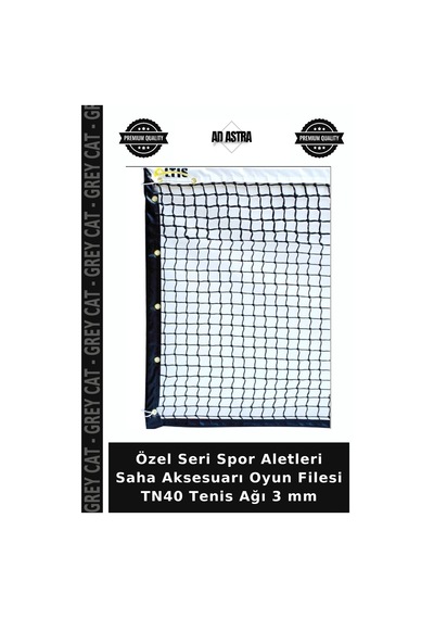 Özel Seri Spor Aletleri Saha Aksesuarı Oyun Filesi Tn40 Tenis Ağı 3 Mm