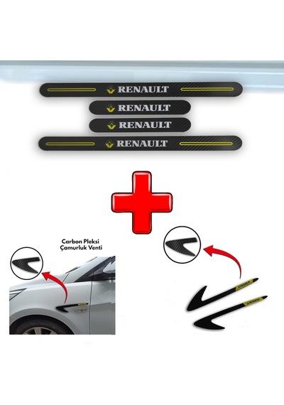 Renault Grubu Carbon Kapı Eşiği + Carbon Çamurluk Venti (552308010)