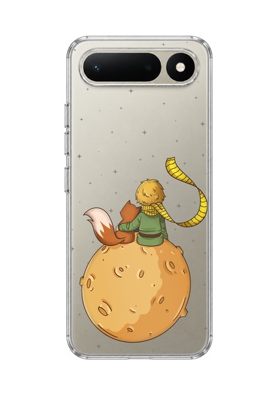 Tecno Spark 50 5g Uyumlu Küçük Prens Gezegen Boa Tasarımlı Baskılı Silikon Kılıf