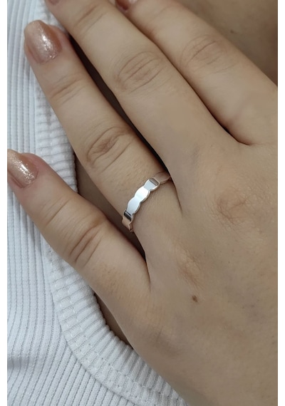 Chavin 3 Mm. Çelik Ayarlanabilir Gri Bayan Yüzük Eu30by