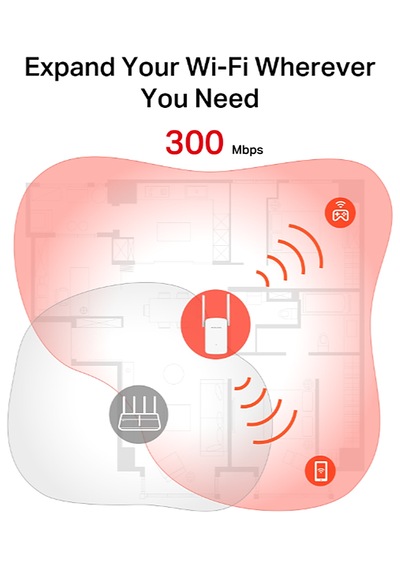 Mercusys Me12 300 Mbps Wi-fi Menzil Genişletici