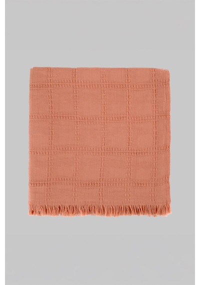 Sarev Vesemir Taba %100 Pamuk Throw 130x170 Cm Taba