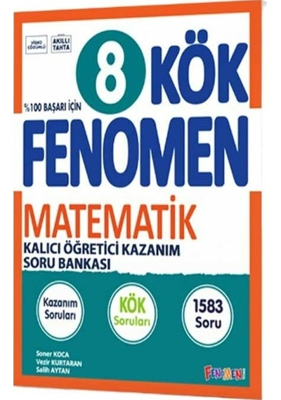 8. Sınıf Kök Matematik Soru Bankası Fenomen Yayınları
