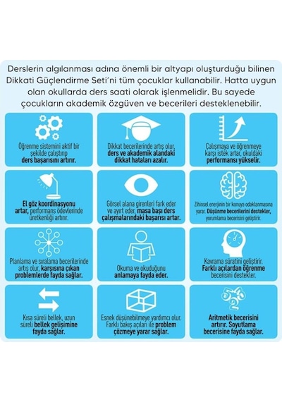Adeda Dikkati Güçlendirme Seti 2 Yaş