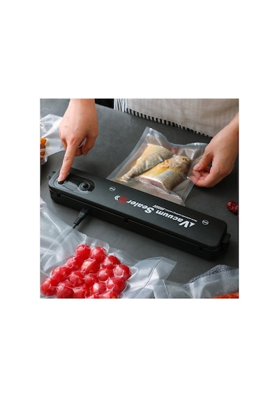 Zensaas41 Vacuum Sealer Gıda Vakum Ve Mühürleme Makinesi 10 Plastik Poşet Hediyeli Zensaa56 Renkli