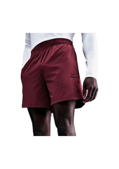 Nike Pro Antrenman Erkek Dri-fıt 15 Cm Yaklaşık Şort Bordo