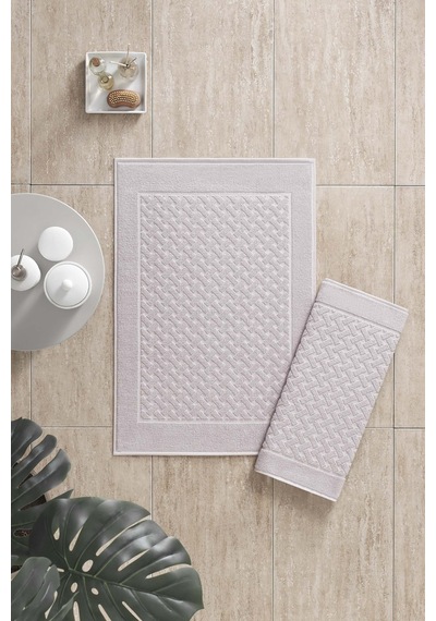 Crissel 2'li Ayak Havlusu 50x70 Cm Gri