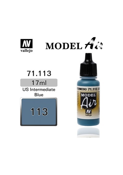 17 Ml. Idf Blue Model Air Serisi Maket Boyası, Vallejo 71113 Standart