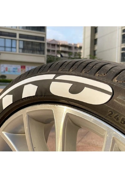 Lastik Yazısı/araba Lastik Yazısı/tire Text/ 3d Lastik Yazısı Nitto 4lü Set + Yapıştırıcı+zımpara