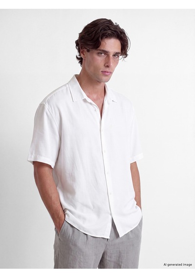 Lcw Vision Ekru Regular Fit Armürlü Erkek Gömlek