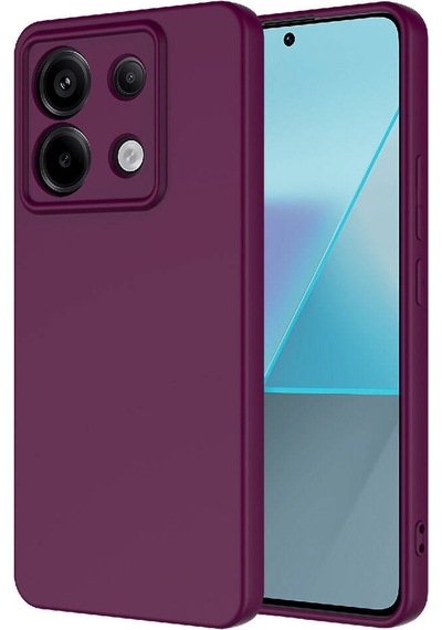 Xiaomi Redmi Note 13 Pro 5g Uyumlu Zore Mara Lansman Kılıf-koyu Mor Koyu Mor