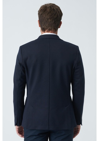 White Stone Birmingham C4011 Yünlü Likralı Slim Fit 6 Drop Örme Ceket Laci-laci Lacivert White Stone Birmingham C4011 Yünlü Likralı Slim Fit 6 Drop Örme Ceket Laci-laci Lacivert