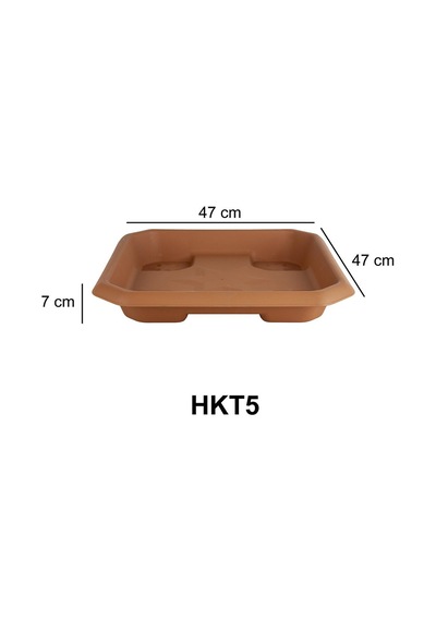Serinova Hisar Büyük Kare Saksı Tabağı No 5