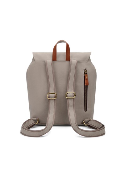 Kanvas Kumaş Kadın Sırt Çantası Smart Bags 1329 Gri