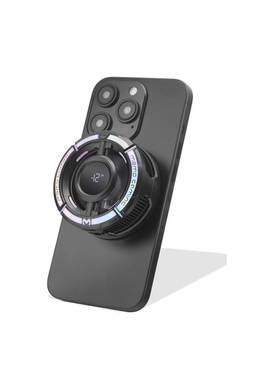 Hadron Cx15 Manyetik Telefon Soğutucu Fan 15w Rgb Dijital Ekranlı Siyah