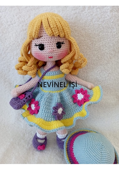 Amigurumi Alara Bebek Çok Renkli