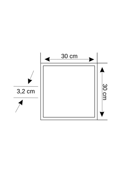 Lambax 30x30 25 Watt Clipin Asma Tavan Panel Led Klipin Armatür Beyaz 5286 Diğer