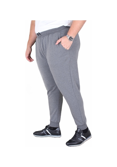 Moc Grande Mocgrande Büyük Beden Basic Eşofman Altı Full Lycra 11516 Antrasit Melanj