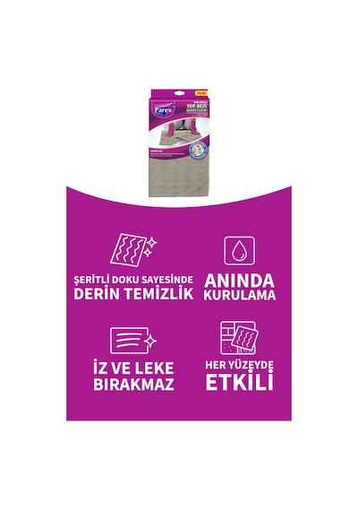 Mikrofiber Yer Bezi 50 X 55 Cm İkili Set Diğer