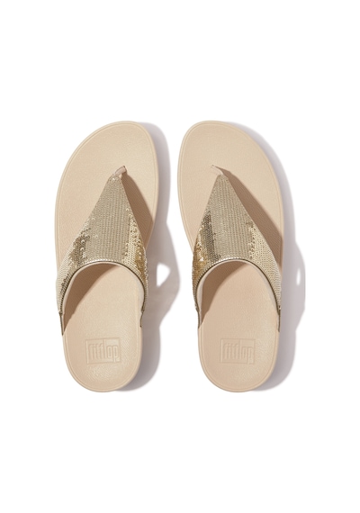 Roncato 675 Platino Terlik Kadın Diğer Jf3-090 /675 /b50 Fitflop Lulu Sequin Toe-post Platin