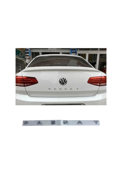 Volkswagen Passat Bagaj Yazı B5 B6 B7 B8 Cc Uyumlu Yeni Passat Ayrık Kalıplı Yazı