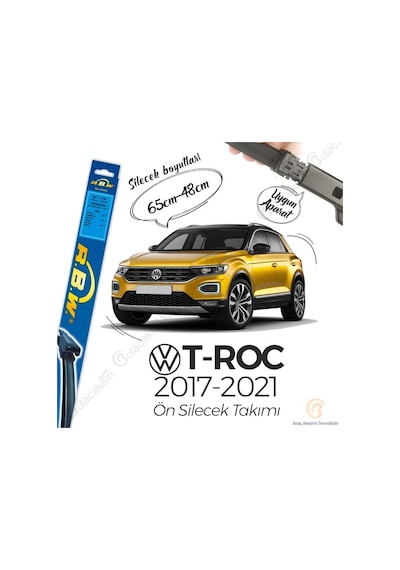 Volkswagen T-ROC Muz Silecek Takımı (2017-2019) RBW