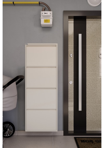 Ceha  4'lü Metal Ayakkabılık - Krem K.AYK-4 /AB1013 Krem