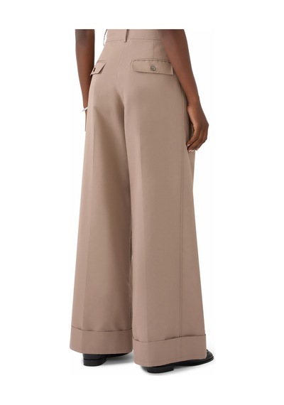 3.1 Phillip Lim Plise Detaylı Geniş Paça Pantolon Beıge